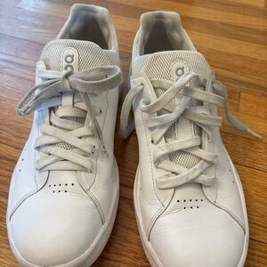 On Women's White Athletic Shoes